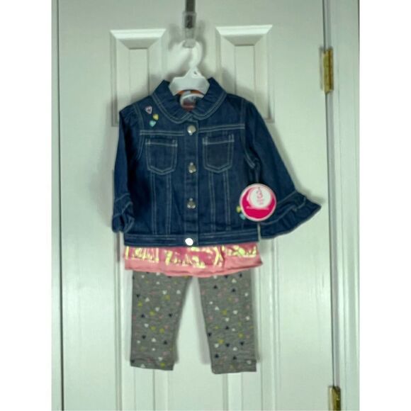NWT Nanette Girls 3pc Outfit Size 3t - Picture 1 of 4